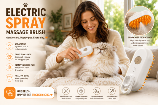 3-in-1 Steam Groom Brush