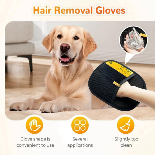 FurLift Hair Remover Gloves for Dogs & Cats – Pet Grooming & De-Shedding Mitt